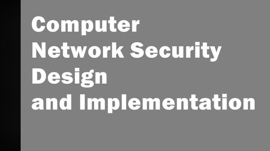 Computer Network Security Design and Implementation (ebook), Husni ...