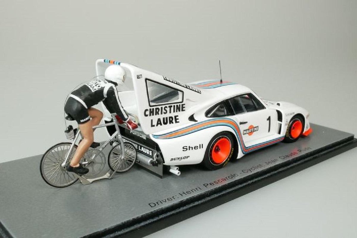 Porsche 935 Martini #1 Biclycle Speed Record 1977 | bol