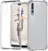 Backcover Shockproof TPU + PC voor Huawei P20 ProTransparant