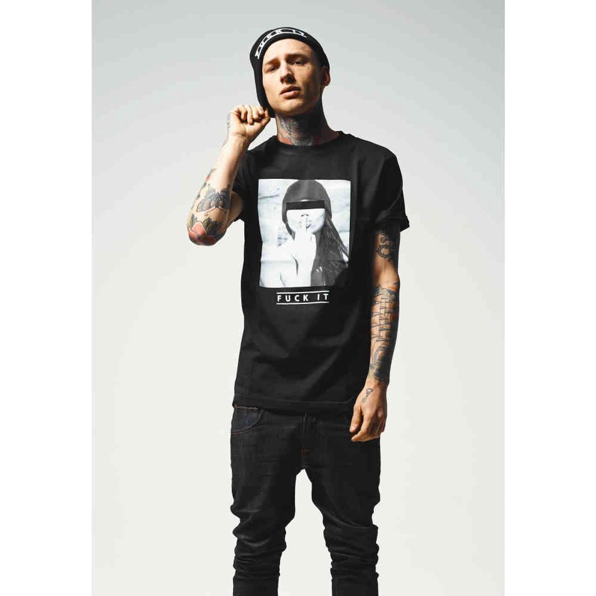 Mister Tee F#?KIT Heren Tshirt 5XL Zwart