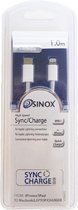 Sinox iMedia - USB-C naar Lightning kabel - 1 meter - wit