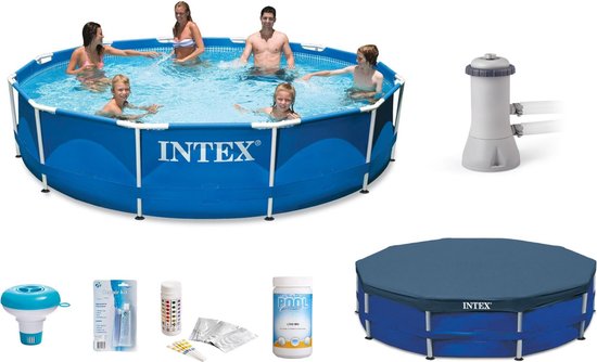 bol.com | Intex Frame Pool Zwembad - 366 x 76 cm voordeel set