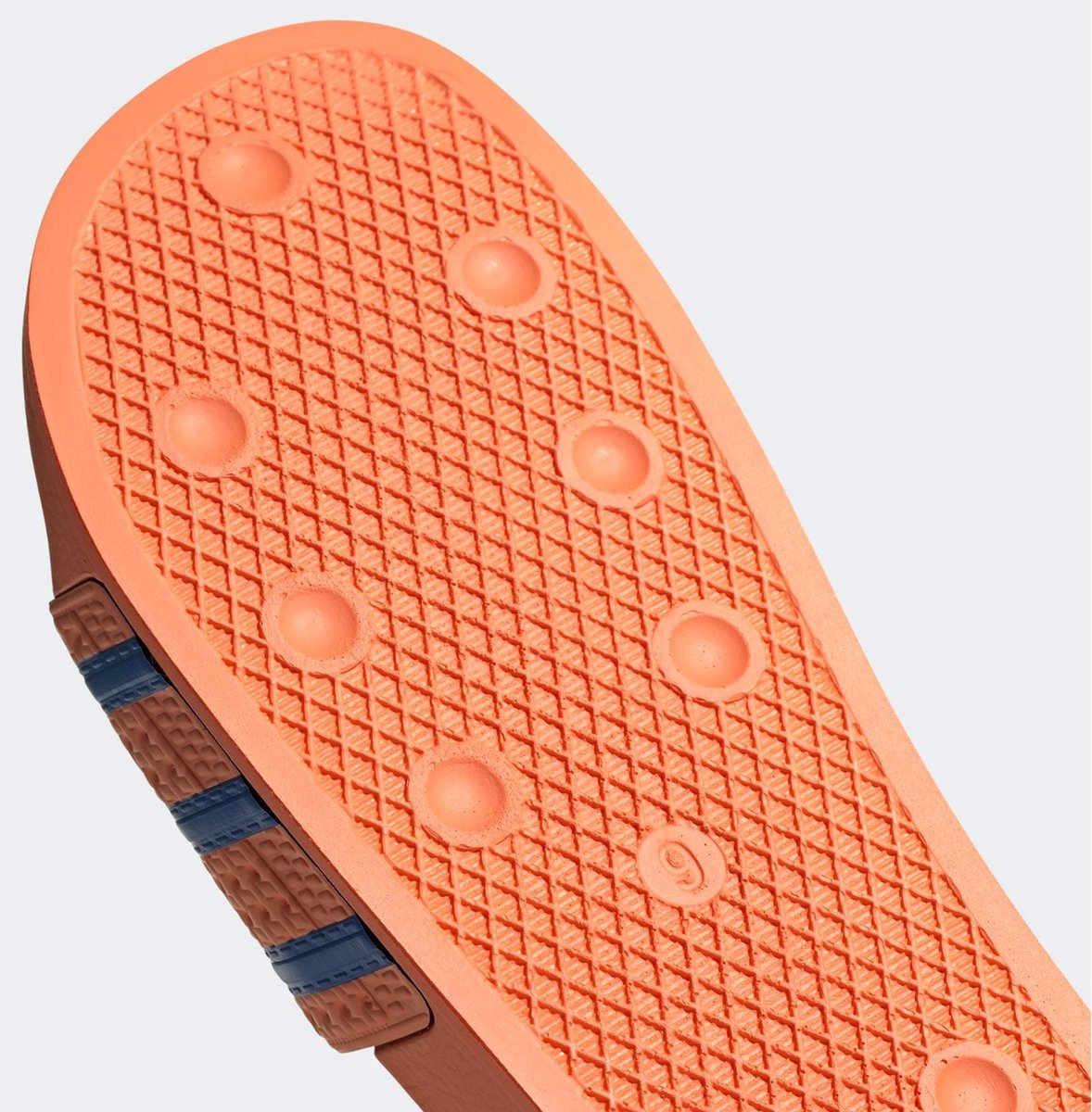 adidas Slippers - Maat 44.5 - Unisex - oranje/ blauw | bol.com