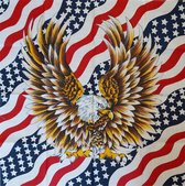 Fostex Garments - Bandana USA flag + eagle (kleur: Miscellaneous / maat: NVT)