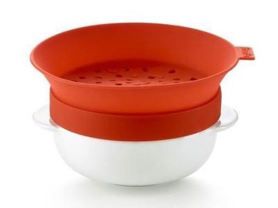 Lékué rijst- & quinoakoker voor magnetron wit en groen 13cm H 17.8cm aanbieding bij Lékué rijst- & quinoakoker voor magnetron wit en groen 13cm H 17.8cm aanbieding bij