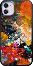 6F hoesje - geschikt voor iPhone 11 -  TPU Case - Colourful Palette #ffffff