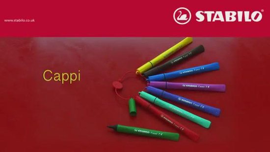 STABILO Cappi Stiften - Etui 12 Stuks | bol.com