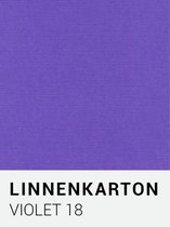 Linnenkarton 18 Violet 30,5x30,5cm  240 gr.