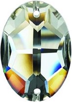 Sew - On kristallen van Asfour , 32 % loodkristal , ( 10 mm per 12 stuks ). Sew On opnaaikristallen . art. 505.