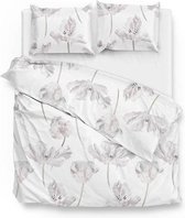 Zo!Home Bette - Dekbedovertrek - Eenpersoons - 140x200/220 cm + 1 kussensloop 60x70 cm - Grey