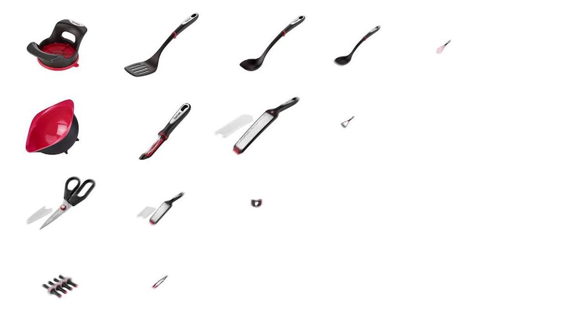 Tire-Bouchon Tefal Ingenio Avec Coupe-Film - 23 Cm Noir - Pratique Et Fonctionnel