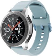 Universeel Smartwatch 22MM Bandje Siliconen met Gespsluiting Blauw
