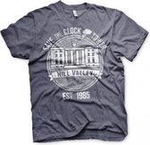 BACK TO THE FUTURE - T-Shirt Save the Clock Tower - Navy Heather (XXL)