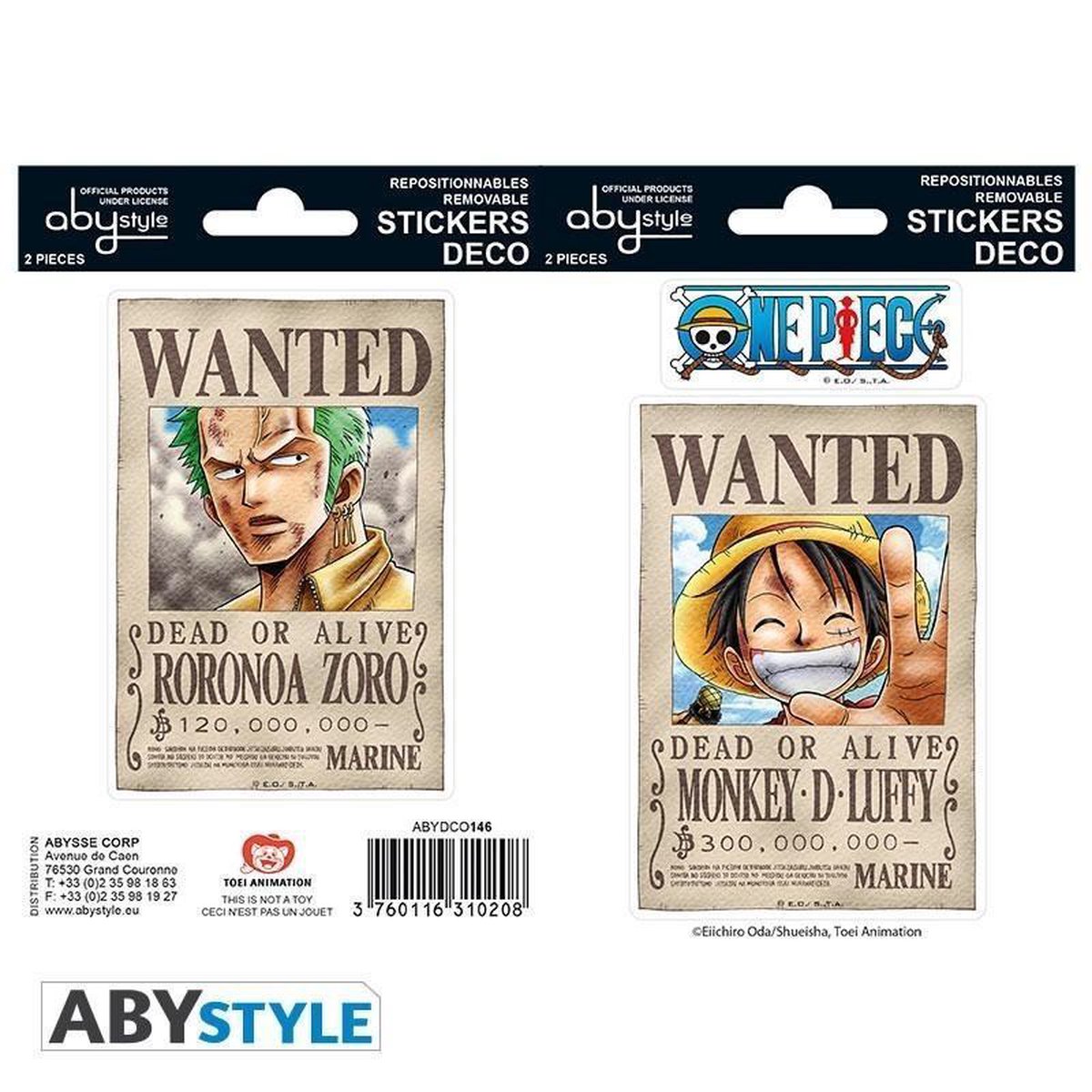 99 Pièces One Piece Autocollants, LKNBIF One Piece Anime