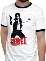 STAR WARS - T-Shirt Han Solo Rebel - wit