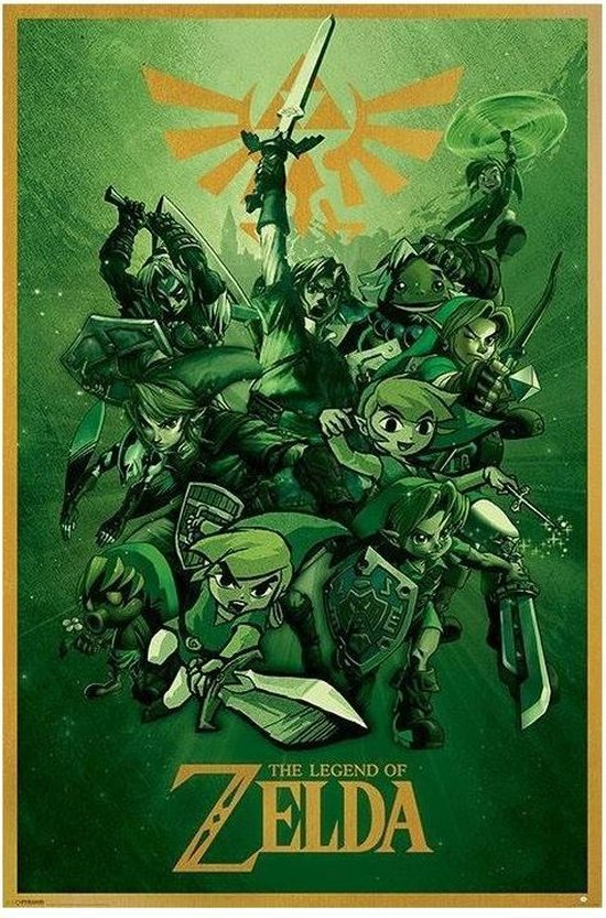 The Legend of Zelda - Maxi Poster Link