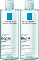 La Roche-Posay Effaclar Micellair Water - Gezichtsreinigingsmiddel - voor een vette huid en Acne - 2x400ml