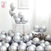 20 Luxe Zilver Chrome Ballonnen