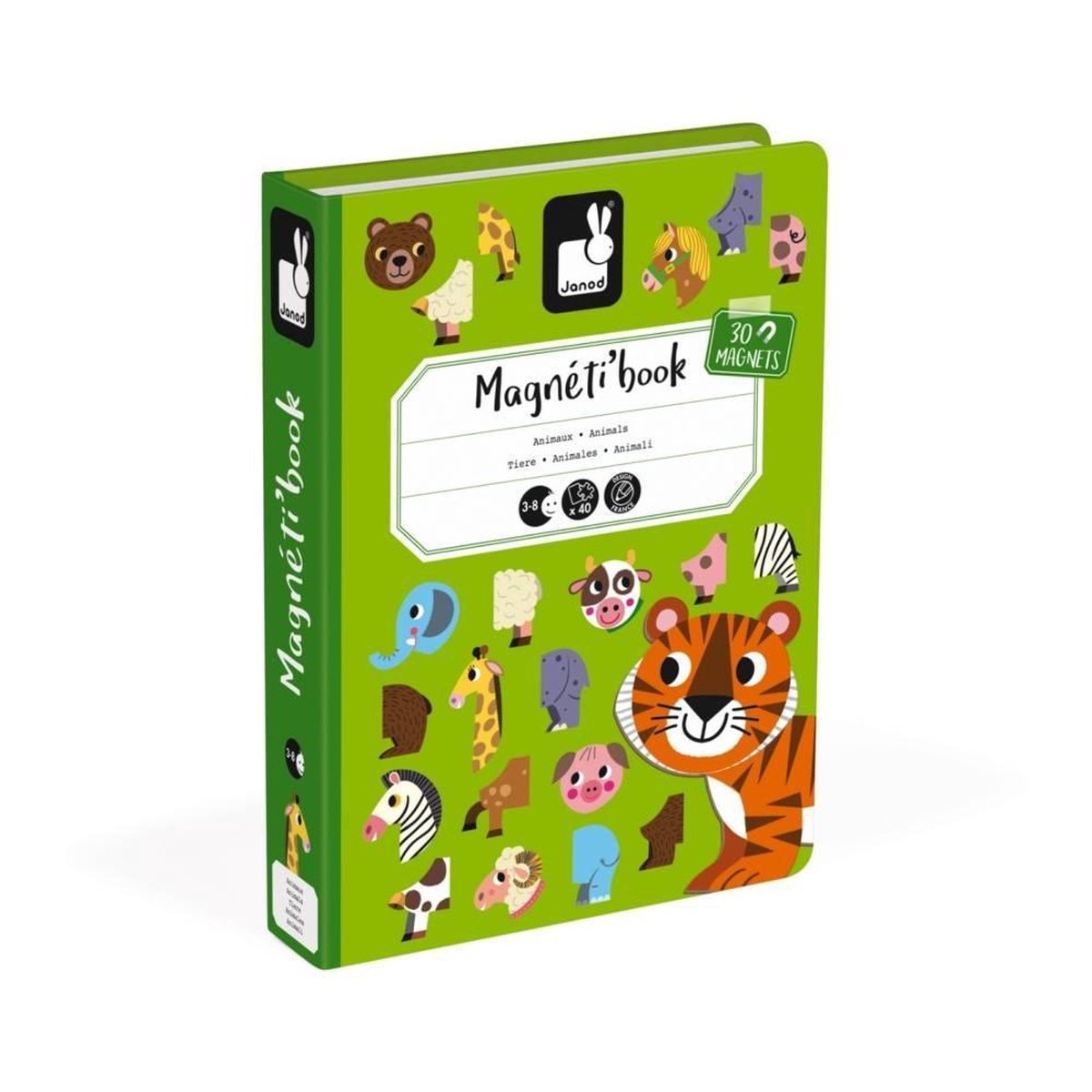 Janod - Magnetibook - Dieren — afbeelding 12