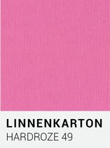 Linnenkarton 49 Hardroze 30,5x30,5cm  240 gr.