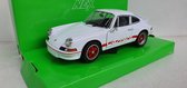 Porsche 911 Carrera RS 2.7 Wit / Rood 1-24 Welly