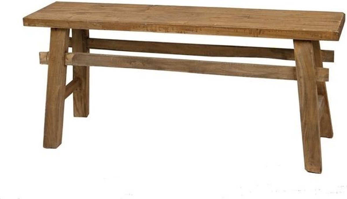 bol.com | Decoratieve bank van hout - Decoratief bankje - 120 cm