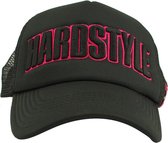 HARDSTYLE Trucker Pet Cap Zwart Roze - Zomer Pet - Festival Pet