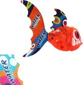 Duikspel - Duikvis - Zeemonster met Licht - Oranje Vis 15.5 cm - Deep Sea Monster - Met licht
