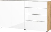 Germania Oakland Large Dressoir Eiken / Wit