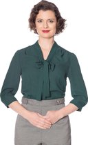 Dancing Days - PERFECT PUSSYBOW Blouse - M - Groen