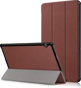 Huawei MediaPad T5 10.1 Inch Tablet Hoesje – Flip Cover Book Case – Bruin