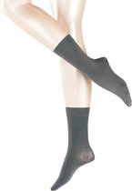 FALKE Sensual Cashmere Damessok 46156 - Grijs 3555 mud mel. Dames - 35-38