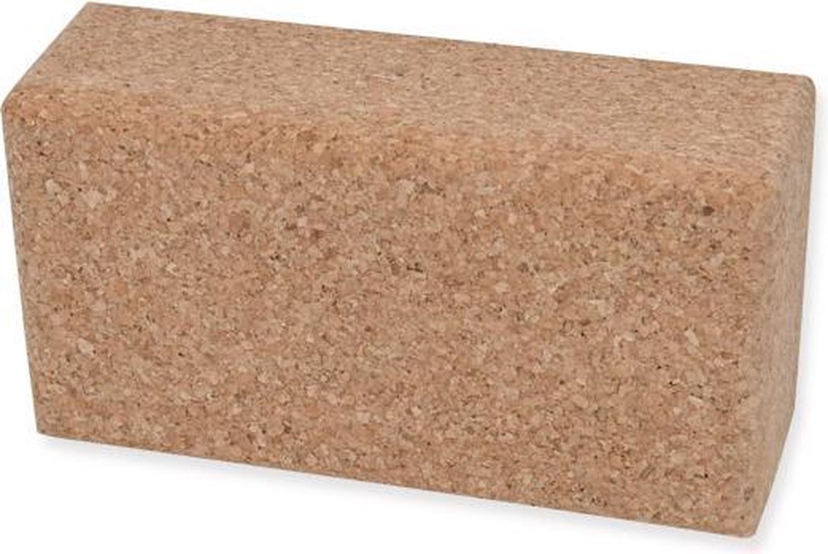 Yoga blok kurk | Duurzaam yoga blok | Comfortabel en zacht kurk | Top kwaliteit kurk | 22,7 x 12 x 6.5 CM