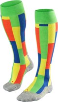 FALKE SK4 Brick Heren Skikousen - Vivid Green - Maat 46-48