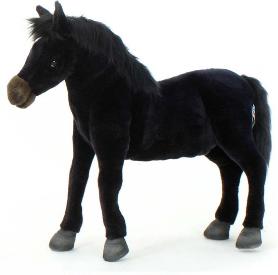 hospita Hoelahoep last Wild Paard Knuffel zwart, 45 cm, Hansa | bol.com