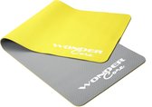 Wonder Core Yogamat Fitness Sport Gymnastiek Pilates Mat TPE milieuvriendelijk, antislip, 6 mm dik - Groen/ Grijs - 170 x 60 cm