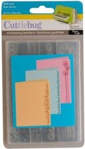 Cuttlebug embossing borders x5 with love