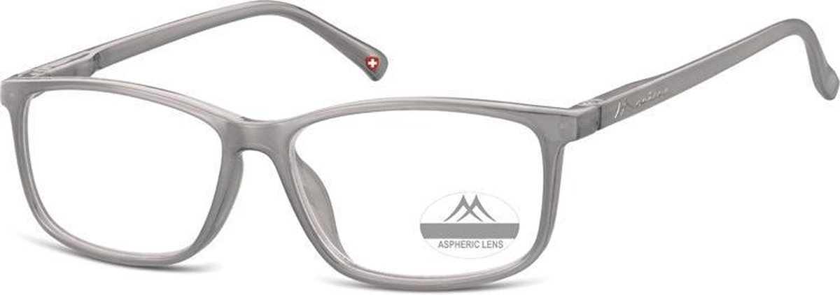 Montana Eyewear MR62A Leesbril +1.00 - Milky grey