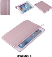 Apple iPad Mini 4 Rose Gold Smart Case - Book Case Tablethoes