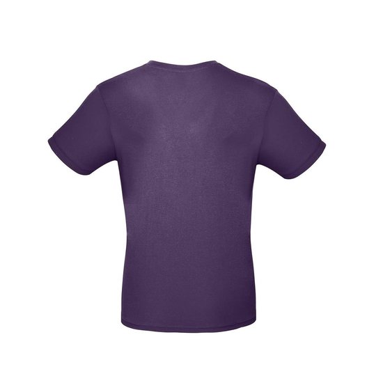 Paars basic t-shirt ronde voor heren - katoen - 145 grams - paarse shirts bol.com