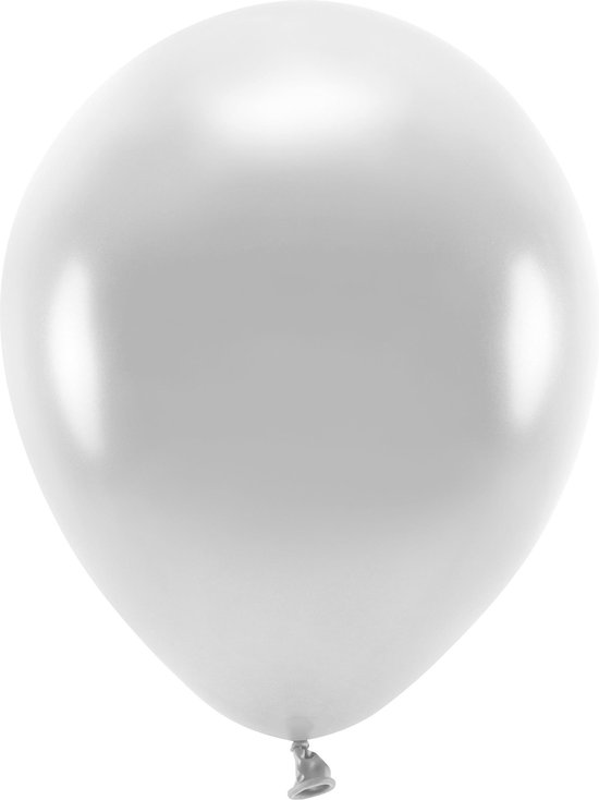 Voor u wedstrijd Terug kijken 200x Zilverkleurige ballonnen 26 cm eco/biologisch afbreekbaar -  Milieuvriendelijke... | bol.com