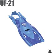 TUSAsport zwemvliezen zwemvinnen duikvinnen vin kort UF-21 - Blauw - Maat S (32-39)