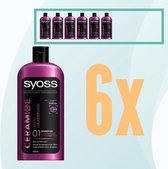 Syoss - Ceramide - Vrouwen -  Shampoo - 6x 500ml - Voordeelverpakking - Voordeelbundel - Syoss Pakket -