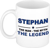 Stephan The man, The myth the legend cadeau koffie mok / thee beker 300 ml