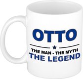 Otto The man, The myth the legend cadeau koffie mok / thee beker 300 ml