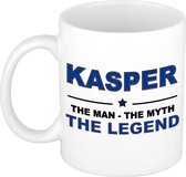 Kasper The man, The myth the legend cadeau koffie mok / thee beker 300 ml