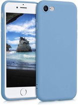 HB Hoesje Geschikt voor Apple iPhone SE (2020) Blauw - Siliconen Back Cover