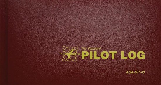 The Standard Pilot Log, Burgandy - cover