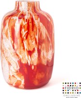 Vase design Toronto - Fidrio ROSSO - verre, soufflé à la bouche - hauteur 27 cm