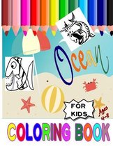 Ocean coloring book for kids ages 4-8